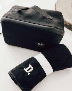 Toalha sport em microfibra ultra absorvente com bordado personalizado para o pai ativo